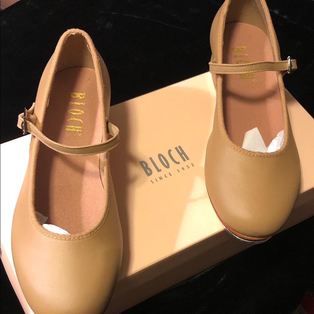 Bloch Tap-On Tap Shoes Womens S0302L size 5 NEW